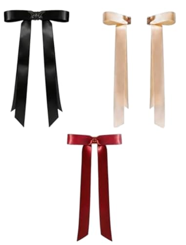 Barrettes à cheveux magnétiques (lot de 3) avec ruban amovible pour femmes