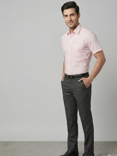 Image of Appel Touch Men's Cotton Blend Formal Shirt Half Sleeves