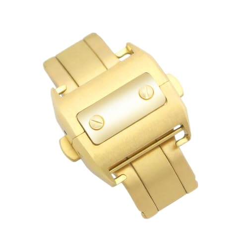 Boucle acier 21 mm pour montre Cartier Santos 100XL Chrono rechange