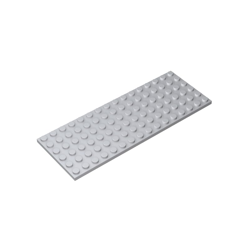 XYEIUGO 3027 Foundation Plate 6x16, gray white, 10 PCS โ image 1
