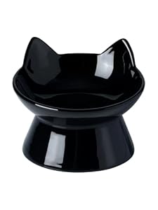 Abruty A1137 Katzennapf 2 Stück Schwarz