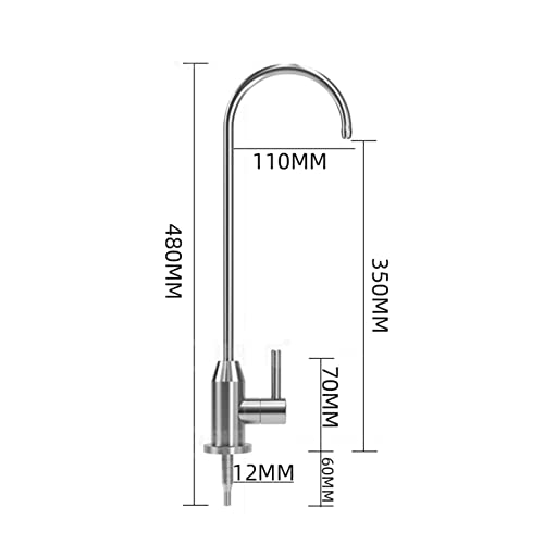 Robinet d'eau potable osmose inverse en acier brossé pour évier - 3