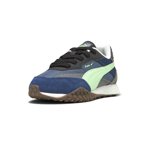 PUMA Kids Boys Blktop Rider Lithium Lace Up Sneakers Shoes Casual - Black, Blue2