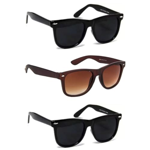 Image of Sunglasses for Men & Women | UV Protection | Stylish Rectangular Wayfarer Design | Lightweight & Durable for Driving & Outdoor Use