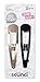 Scunci Metal Textured Snap Clip - 2 ct
