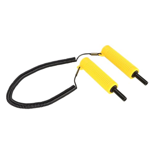 Kit de Selección de Hielo, Versátil y Cómodo Agarre de Agarre Schnitzisive Tubo Tipe Ice Cream Retractable Awls para Emergencia (Yellow)