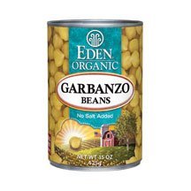 EDEN FOODS BEAN CAN GARBANZO NS ORG, 15 OZ, PK- 1236