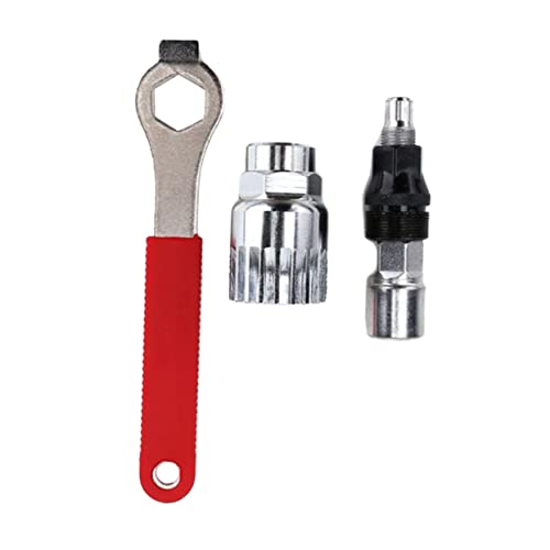 ibasenice 1set Professional Bike Repair Tool Multi-function Crank Puller Wrench for Home Mechanics and Outdoor Cycling Essential Kit