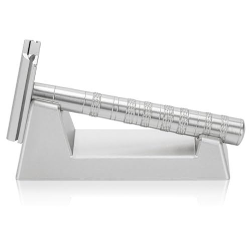 LANGZIHT Solid Aluminum Alloy Razor Stand - for Henson AL13 / AL13-M / Ti22 - 100g Weight - Ensuring Stability, Minimizing Movement - Excluding Razors