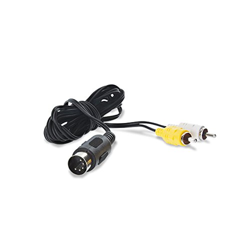 Tomee AV Cable for Sega Genesis Model 1 – High-Quality Composite Video & Audio Connection for Classic Gaming Consoles