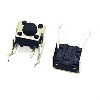 6xa Push Button Switch Amazon.com: 20/50PCS 6X6 H=4.3/4.5/5~12mm Series Micro Push Button ...