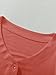 Latuza Women's Bamboo Viscose Pajama Top Button Up Sleep Shirt, Coral, Large