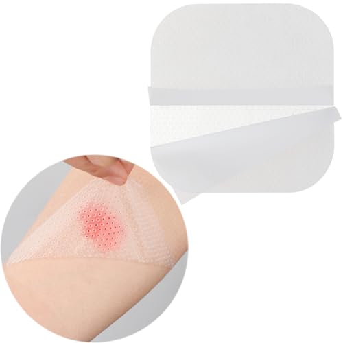 Capa de contacto de silicona para heridas, suave, transparente, no adherentes, para lágrimas de piel, abrasión, presión, dolor de piernas, úlcera arterial venosa, quemaduras de primer segundo grado, 4