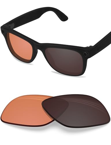 Image of BLAZERBUCK Photochromic Replacement Lenses Compatible with Ray-Ban Meta Wayfarer RW4006 | RW4012 (Gen 2) 50mm Smart Glasses