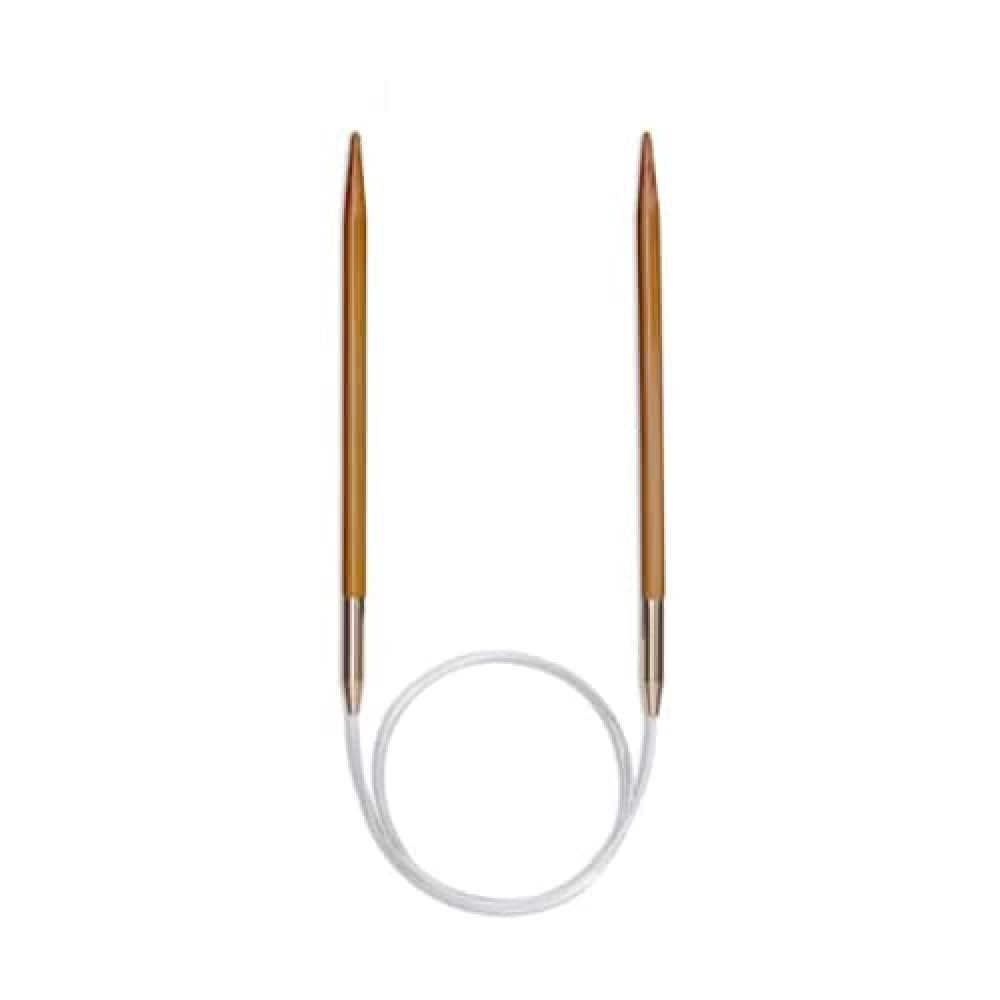 Seeknit KA06322 Bamboo Circular Knitting Needles Beige 100cm x 15mm