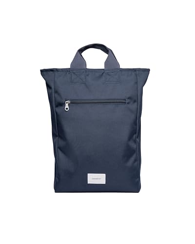 Backpack in Recycled Polyester, Ways to carry: Back & Handle Laptop pocket: Yes, 27x38 cm, fits 16” Water resistant: Yes External pockets: Zipper pocket Internal pockets: 16” laptop pocket & Zipper pocket Measurements Height: 42 cm Width: 27 cm Depth: 12 cm Capacity: 15 L Weight: 480 g