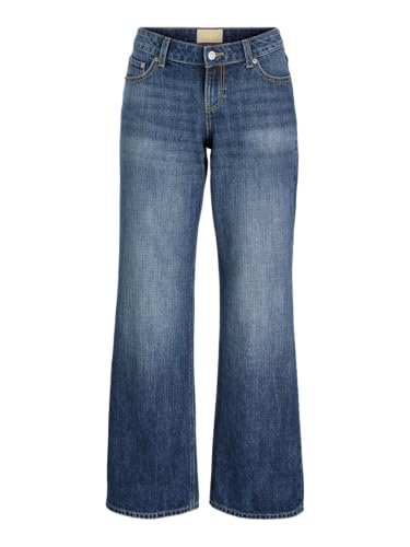Jean Ample Jack & Jones Jxpalermo en toile denim bleu foncé de qualité