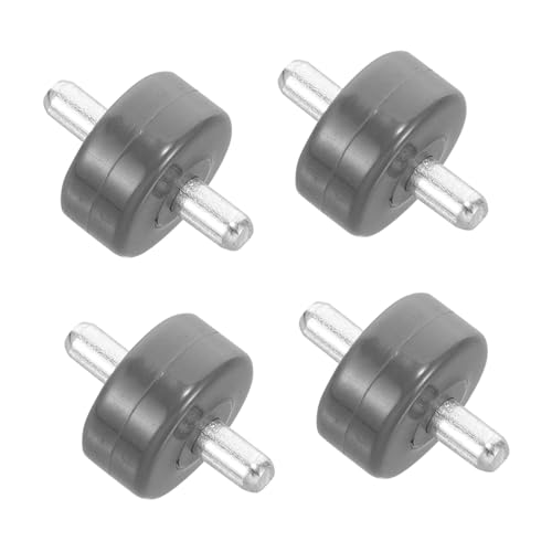 ULDIGI 4pcs Floor Brush with Small Wheels Vacuum Cleaners Caster Wheels Vacuums Vacuum Cleaner Practical Wheel Vacuum Cleaner Wheels Practical Wheel for Vacuum Cleaner Wheel Mute Metal
