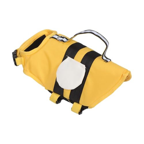 DOITOOL Schwimmweste für Kleine Hunde und Welpen Auftriebsweste aus Atmungsaktivem Material mit Rettungsgriff für Pool Strand und Bootfahren
