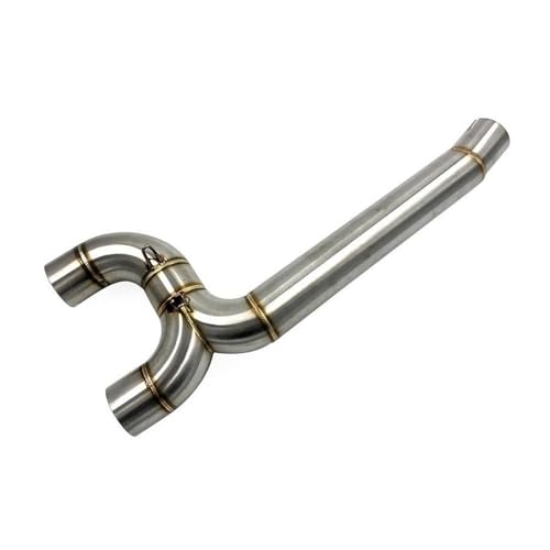 Silencieux d'échappement central moto en acier inoxydable robuste pour FZ6N 2004-2009