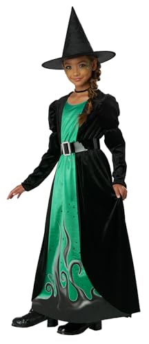 Disfraz infantil de bruja maravilloso miniatura 2