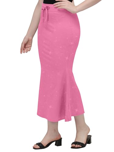 Image of Mehrang Stretchable Shimmer Saree Shapewear Petticoat for Women, Skirts for Women,Shape Wear Dress for Saree