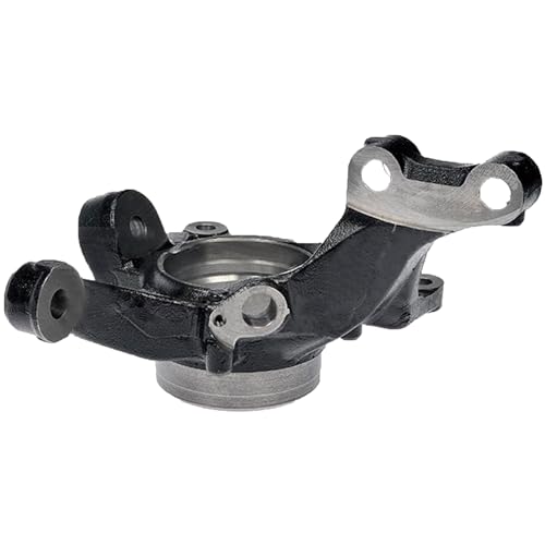 Image of Detroit Axle - FWD Front Right Steering Knuckle for Toyota 2004-2010 Sienna, Passenger Side Steering Knuckle Assembly 2005 2006 2007 2008 2009 Replacement