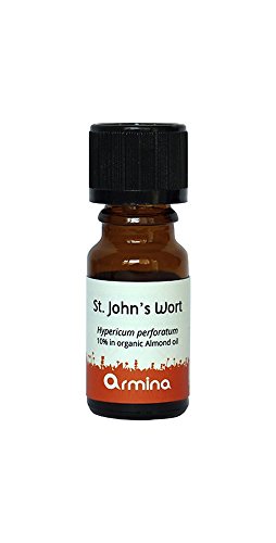 Aceite esencial 100% orgánico de Hipérico - St. Johns Wort - 5 ml. No OGM. Cruelty free.