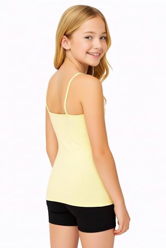 Image of Kurve Girl's Sleeveless Tank Top - Stretch Undershirts Cami Camisole, UV Protective Fabric, Rated UPF 50+ (Made in USA)