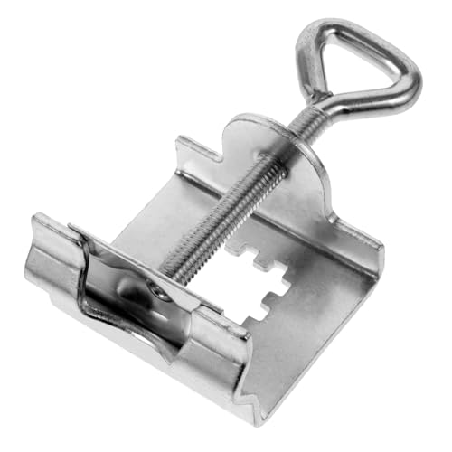 BEBEMOKO Support De Parasol Galvanisé Pince De Fixation Robuste pour Patio Et Camping Clip De Maintien Sécurisé pour Parasol Extérieur