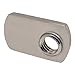 8020, 3678, 15 Series 5/16-18 Stainless Steel SS Slide in T-Nut with Offset Thread- T Slot Accessories for Aluminum Extrusion - Hardware Nuts (25 Pack)