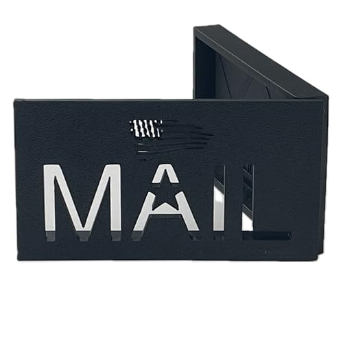 Kill3rfruit Black Plastic Mailbox Flag Kit, 4.02 x 2.27 x 0.59 Inch, Minimalist Style, Door Mount, UV & Weather Resistant, Easy Install, Made in USA