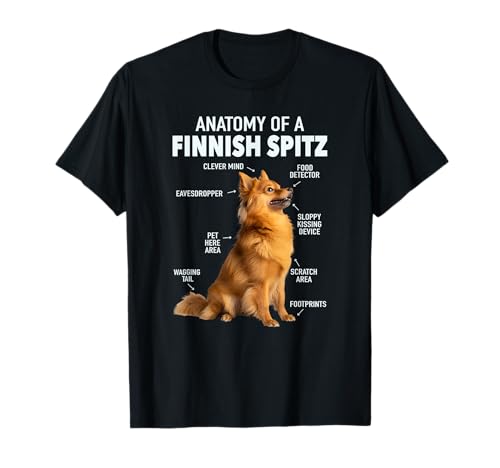Anatomy Of A Finnish Spitz T-Shirt