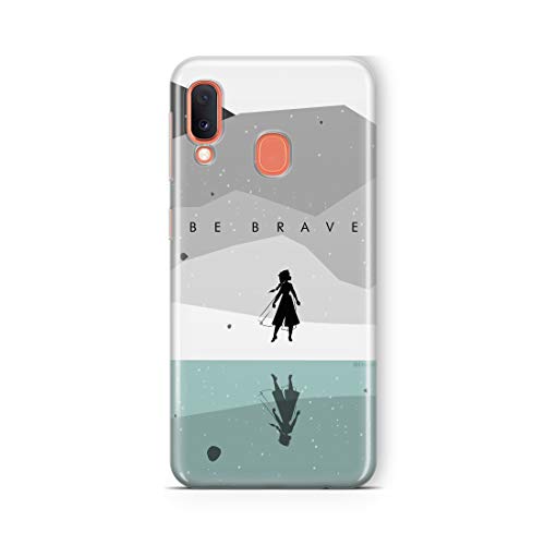 Original y con Licencia Oficial Disney Frozen 2 Funda de teléfono móvil para Samsung A20e Adaptación óptima a la Forma del Smartphone, Funda Protectora de Silicona