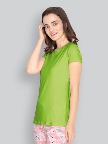 Image of Lyra Women's Cotton Regular Fit T-Shirt