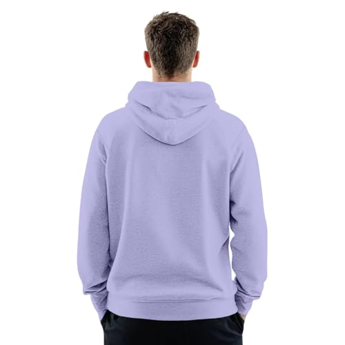 Hoodies Men Pullover Funny Casual Long Sleeve Fleece Sweatshirts Soft Drawstring Solid Color Baggy Outfits Lightweight2