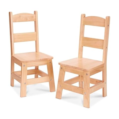Melissa & Doug Wooden Chairs for Playroom Cover