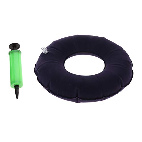 Coussin bouée gonflable confortable pour chaise de bureau et longs trajets