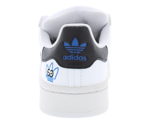 Image of adidas Campus 00 Big Kid Sneakers, Cloud White /Bright Blue /Core Black, Size 4.5