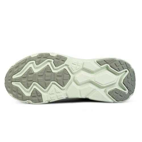 Image of Men's Slip on Walking Sneakers - Lightweight Running Shoes - Cushioned Comfort for Gym, Training, Tennis, Workout - Athletic Fashion - Black /Beige Size 6.5-13