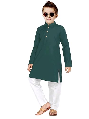 Image of Trustous Ethnic Wear Boys's Cotton Kurta Pyjama Sets