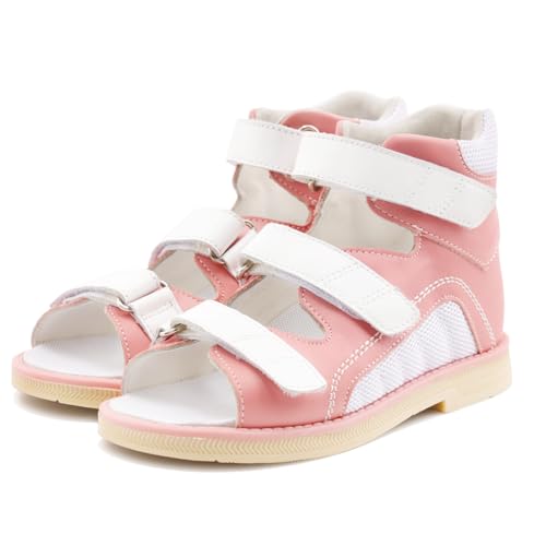 princepard Kids Orthopedic Sandals with Arch and Ankle Support,High Top Shoes