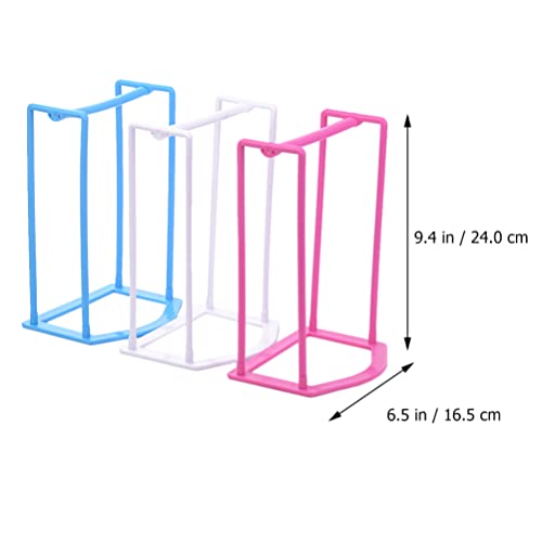 DOITOOL Clothes Hanger Storage Tool Portable Organizer Rack Space-Saving Metal Holder for Closet and Laundry Room 9.4X6.5X5 Inch - Image 3