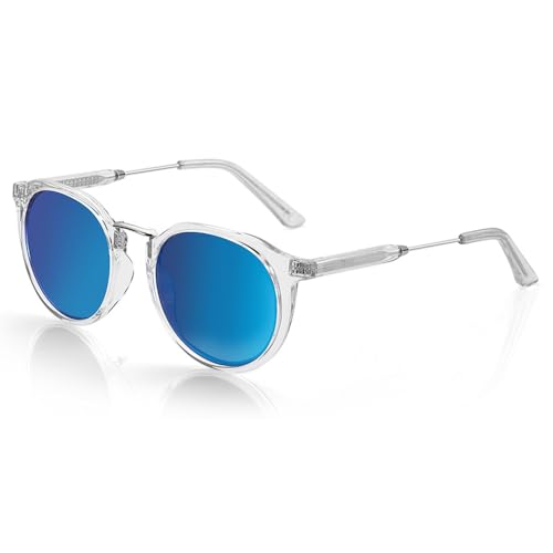 Lunettes de soleil rondes femme MUTYNE vintage et ultralégères avec protection totale UV400