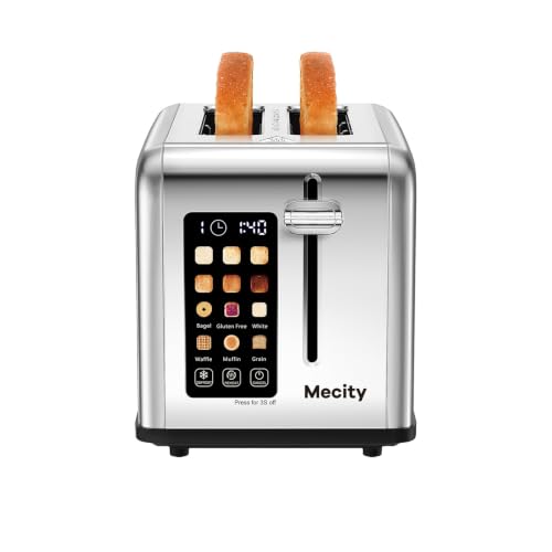 Mecity Touch Screen 2-Slice Toaster