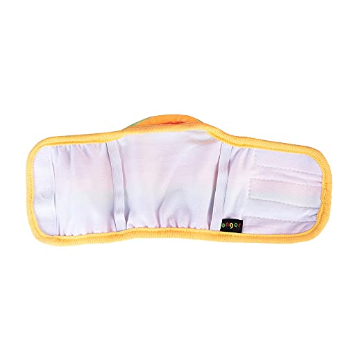 Image of Dog Diaper, Male Dog Belly Bands Physiological Pants Washable Reusable Soft Puppy Nappies Wraps for Small Dogs (S, Rainbow Stripes)