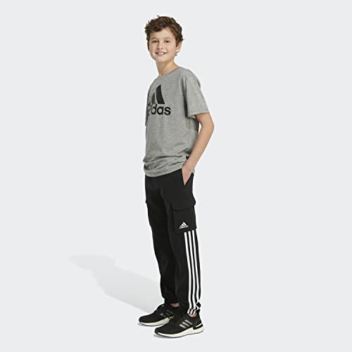 adidas Boy's Core Badge 21 Joggers (Big Kids) Black Cargo, X-Large4
