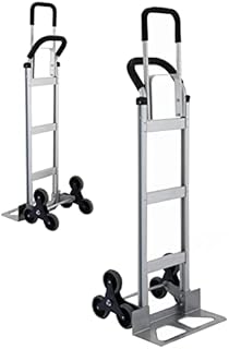 SHZOND Aluminum Hand Truck Stair Climber Hand Trucks 550 LBS Stair Climbing Hand Truck 60 Inch Aluminum Hand Cart Dolly