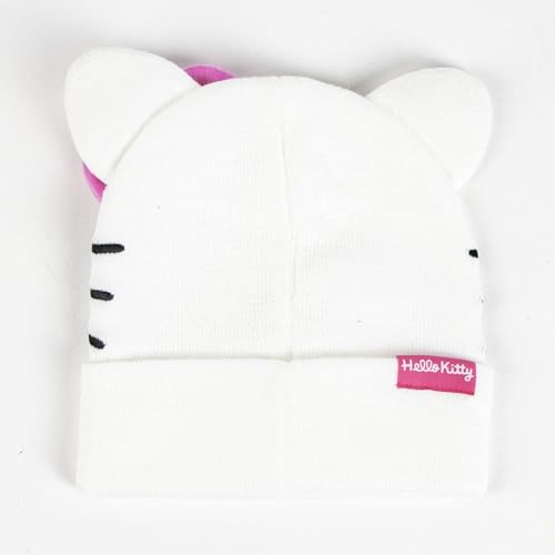 Gorro Hello Kitty pour enfant : bonnet en maille doux et chaud - 2