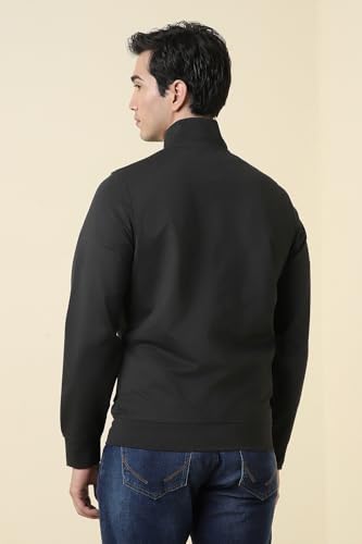 Image of Allen Solly Mens Cotton Blend Standard Length Jacket